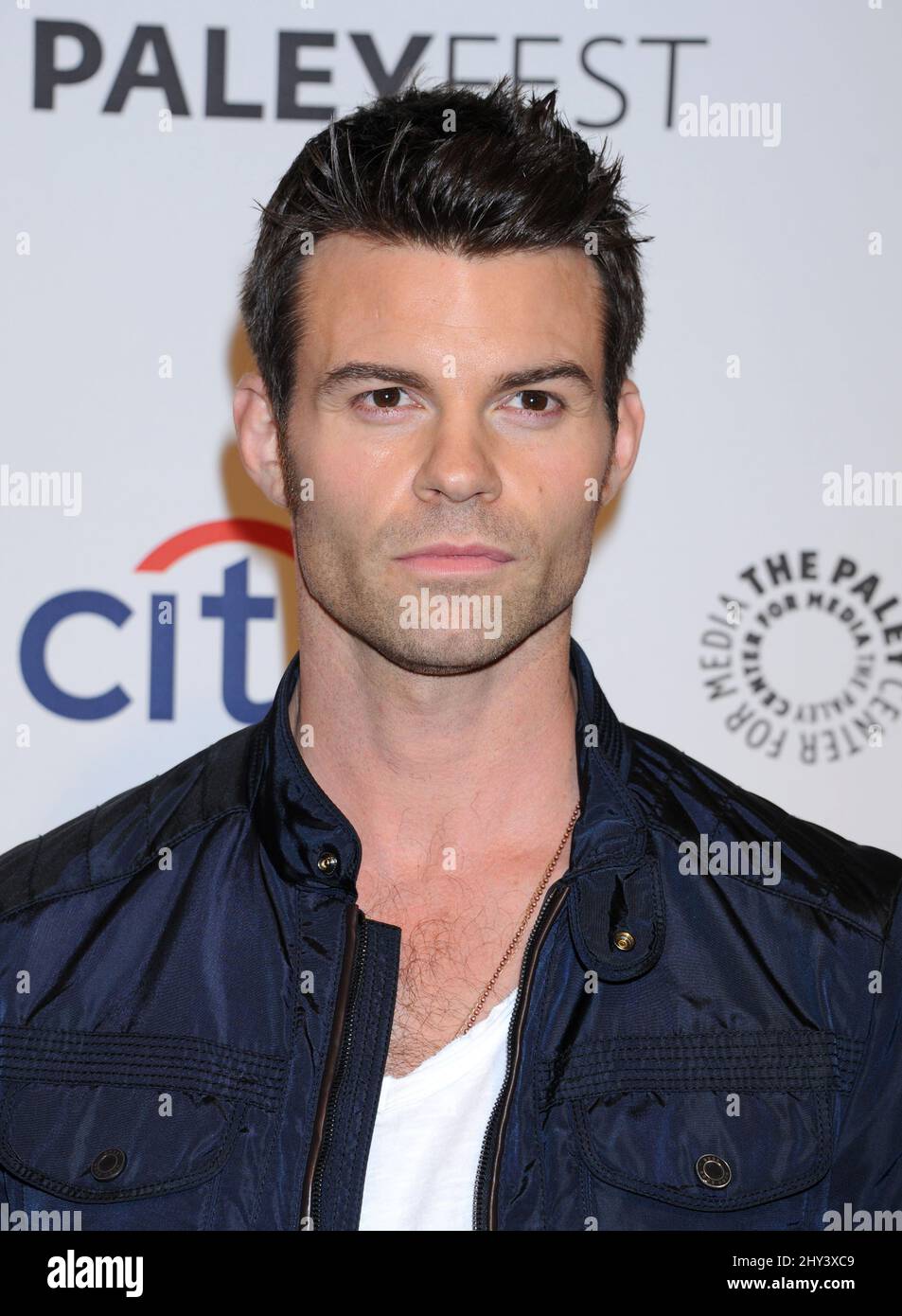 Daniel Gillies partecipa a una fotocall per 'The Originals' al Paley Center di Los Angeles, California. Foto Stock