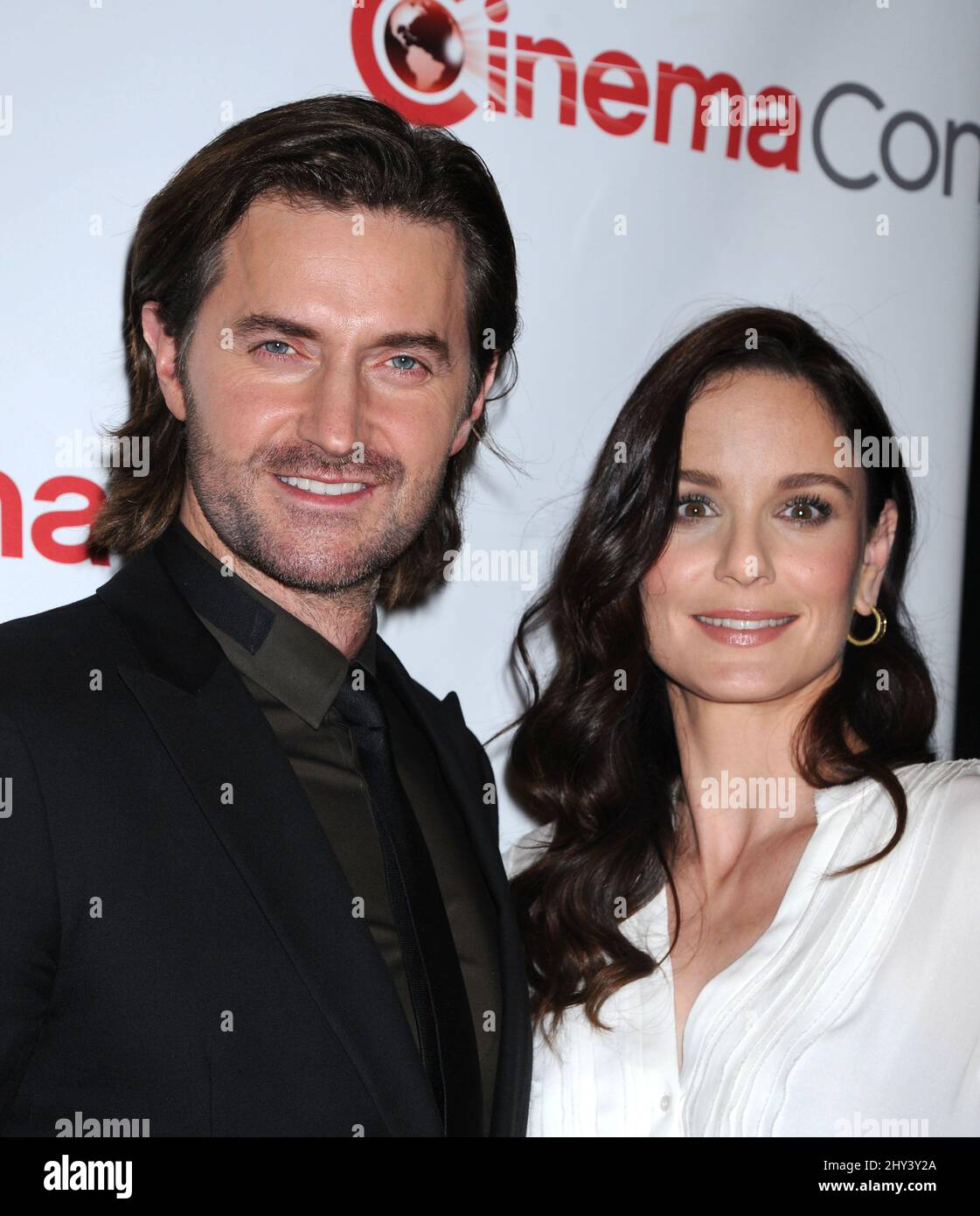 Richard Armitage e Sarah Wayne Callies frequentano Warner Bros al CinemaCon tenuto al Caesars Palace Foto Stock