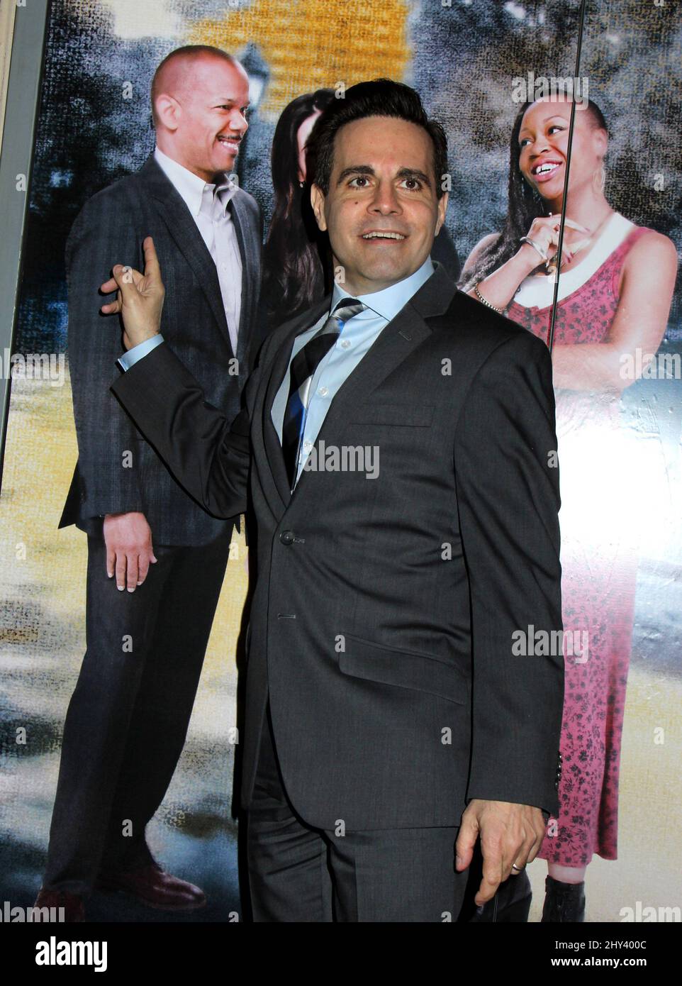 Mario Cantone partecipa alla serata di apertura di Broadway "If/Then", che si tiene al Richard Rodgers Theatre di New York Foto Stock