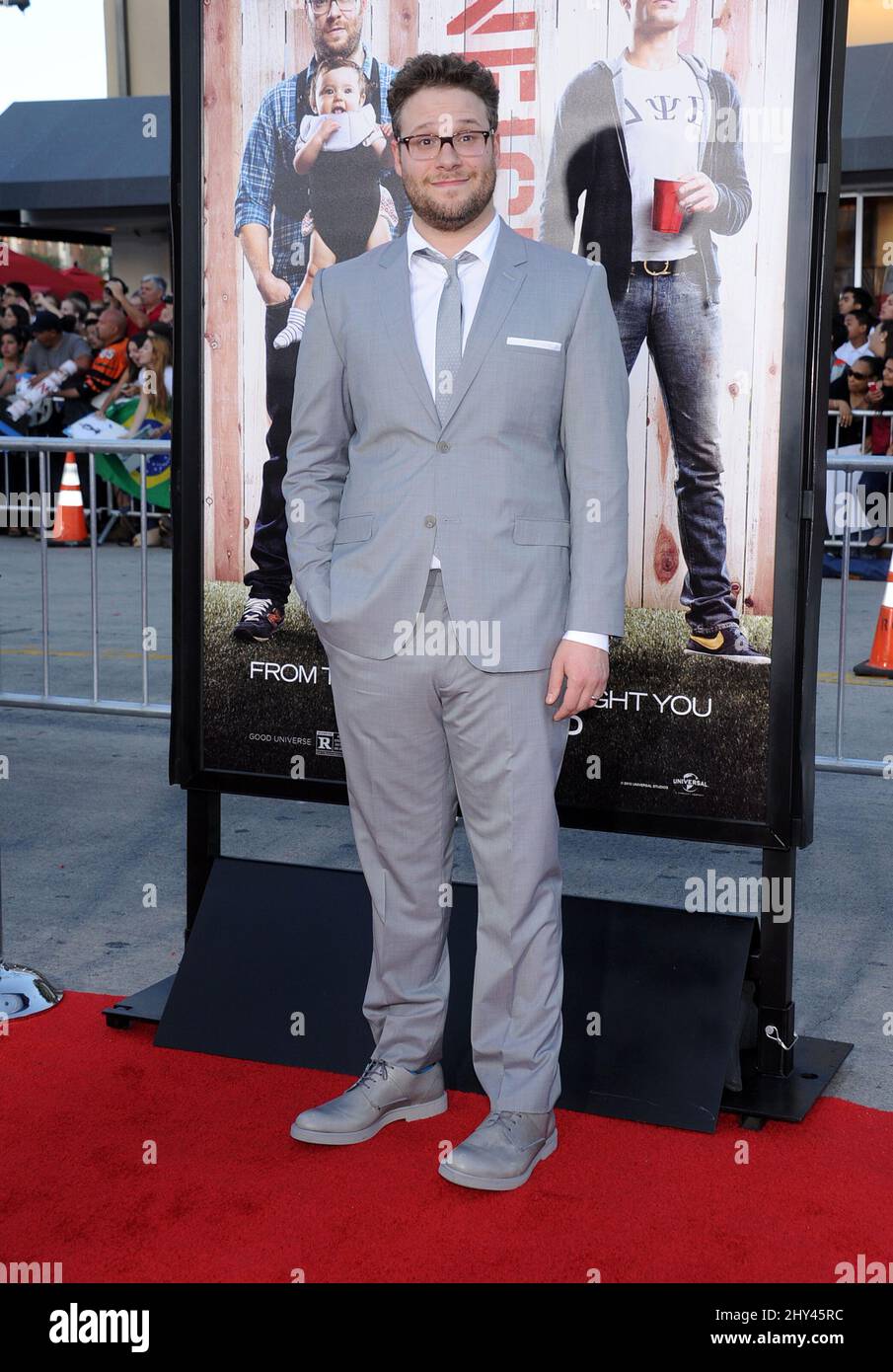 Seth Rogen partecipa alla prima mondiale dei 'vicini' a Los Angeles Foto Stock