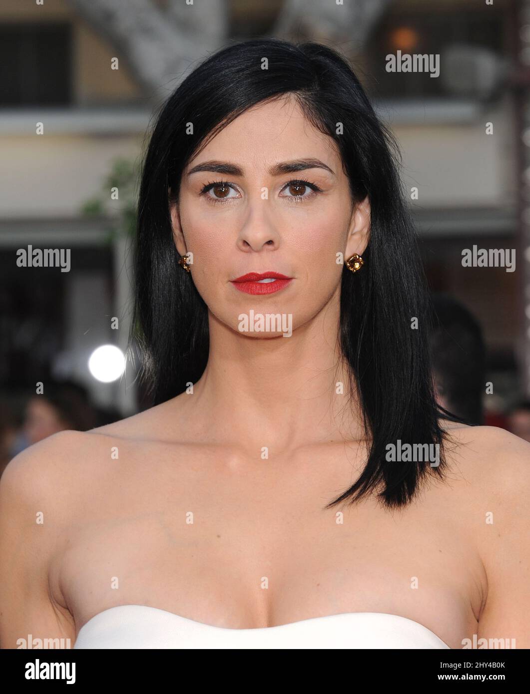 Sarah Silverman arriva alla prima di un milione di modi per morire in Occidente a Los Angeles, CA, USA, 15 maggio 2014. Foto Stock