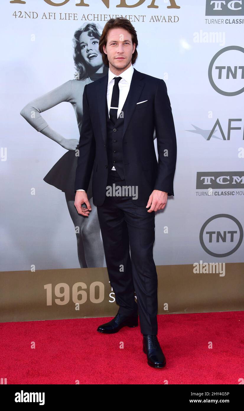 Luke Bracey arriva al Tribute Gala 42nd dell'AFI Lifetime Achievement Award al Dolby Theatre giovedì 5 giugno 2014 a Los Angeles. Foto Stock