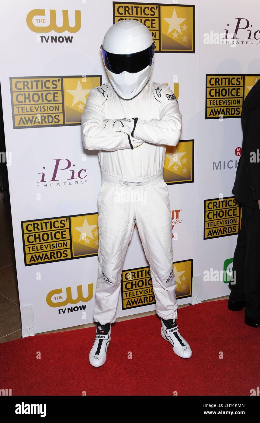 Lo Stig partecipa ai 2014 Critics' Choice Television Awards di Los Angeles Foto Stock