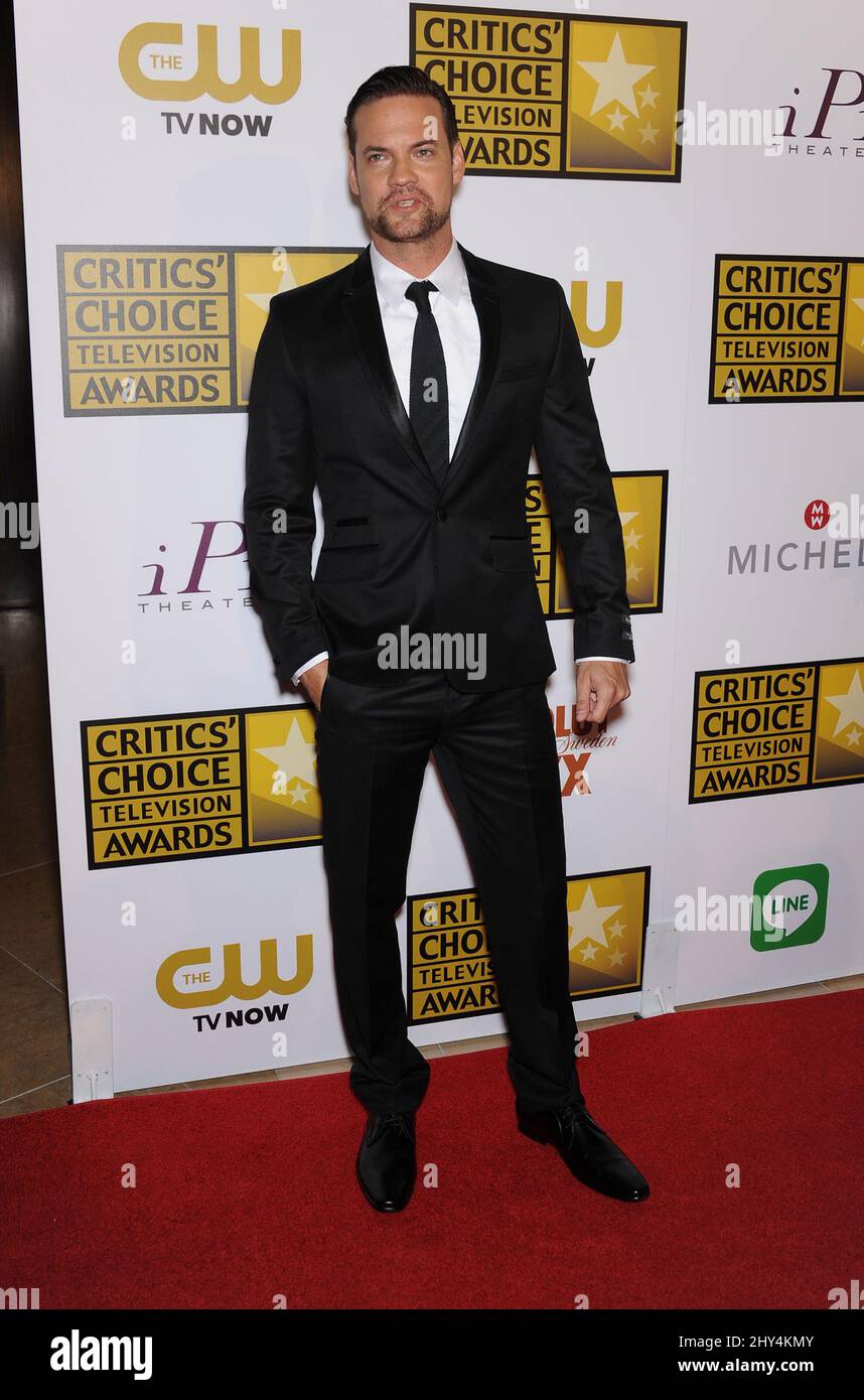 Shane West partecipa ai 2014 Critics' Choice Television Awards di Los Angeles Foto Stock