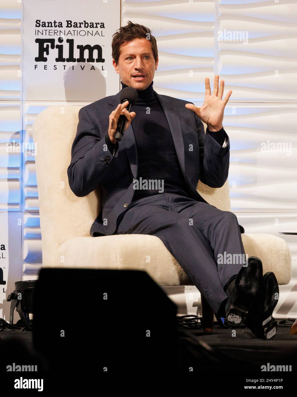Simon Rex (film, 'Red Rocket') vincitore del premio Virtuosos al Festival Internazionale del Cinema di Santa Barbara 37th all'Arlington Theatre Foto Stock