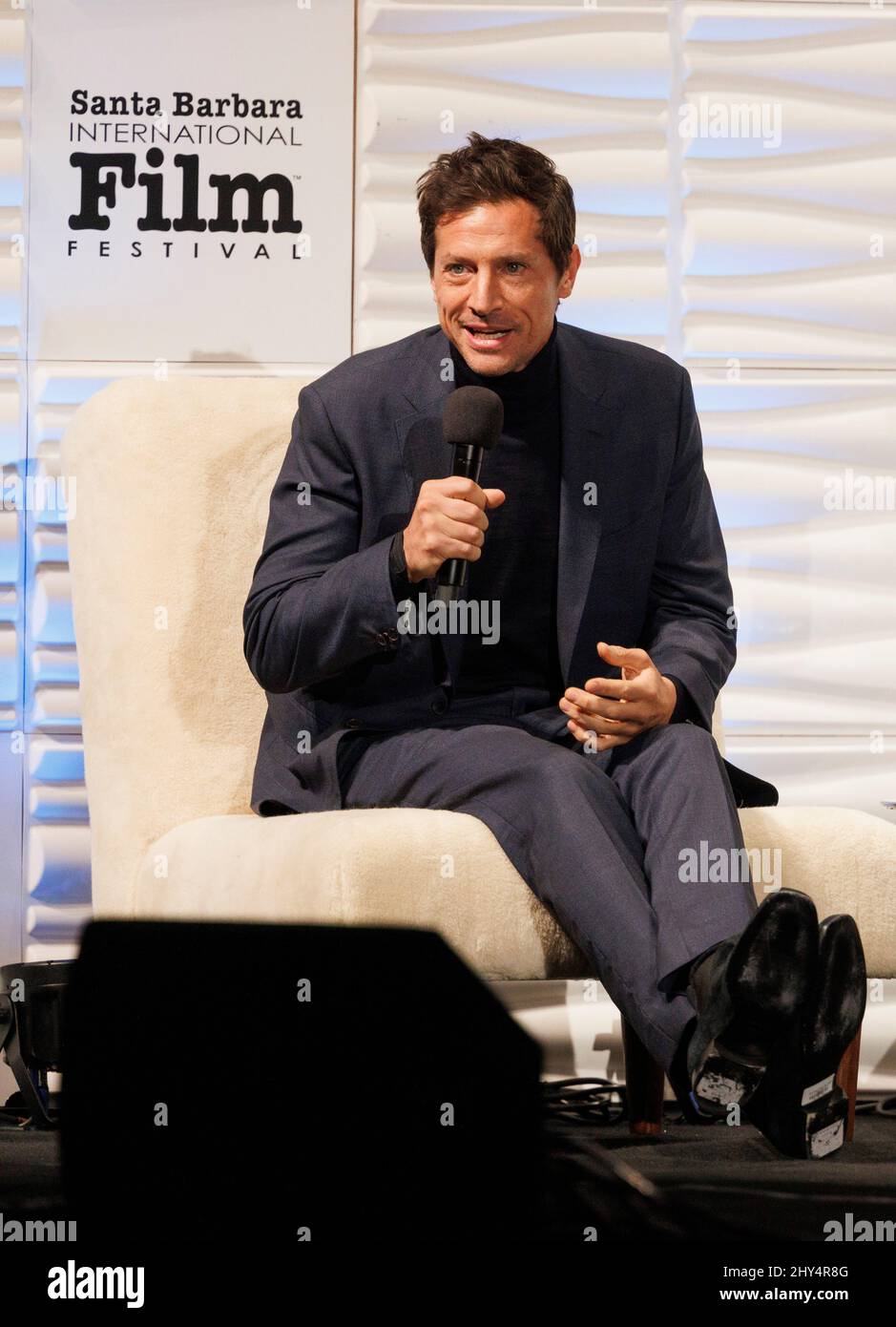 Simon Rex (film, 'Red Rocket') vincitore del premio Virtuosos al Festival Internazionale del Cinema di Santa Barbara 37th all'Arlington Theatre Foto Stock
