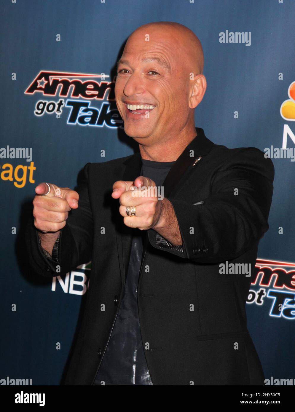 Howie Mandel partecipa all'evento "America's Got Talent" Season Nine Red Carpet che si tiene presso la radio City Music Hall di New York. Foto Stock