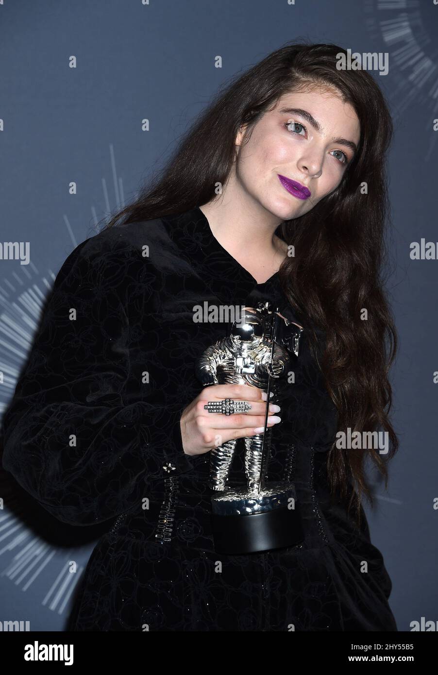 Lord nella sala stampa ai 2014 MTV Video Music Awards tenuti al Forum Foto Stock