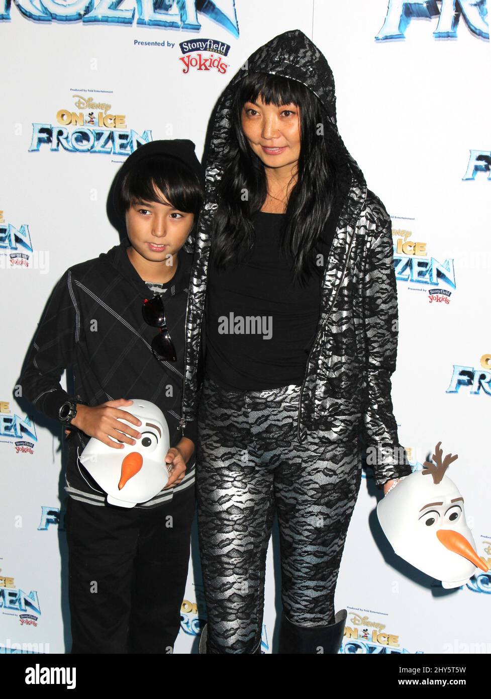 Irina Pantaeva durante Disney on Ice presenta Frozen al Barclays Center martedì 11 novembre 2014 a New York. Foto Stock