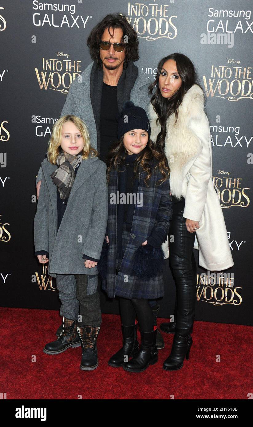 Chris Cornell partecipa al 'Into the Woods' World Premiere al Teatro Ziegfeld di New York, USA. Foto Stock