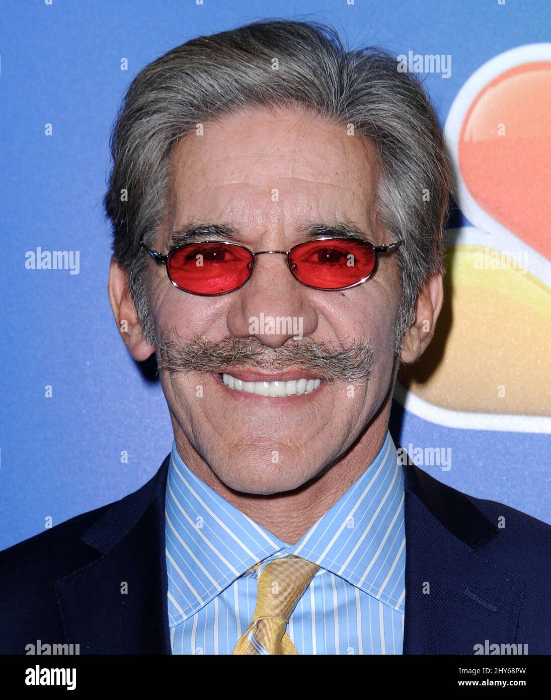 Geraldo Rivera in arrivo per il NBCUniversal TCA Winter Press Tour tenuto presso il Langham Huntington Hotel di Pasadena, Los Angeles. Foto Stock