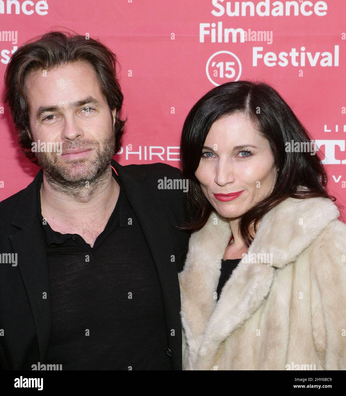 Rupert Goold e Kate Fleetwood partecipano al Sundance Film Festival Premiere 2015 della STORIA VERA tenuto al Marc Foto Stock