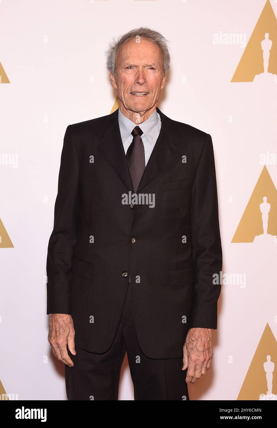 Clint Eastwood partecipa al pranzo Oscar Nominees che si tiene al Beverly Hilton Hotel Foto Stock