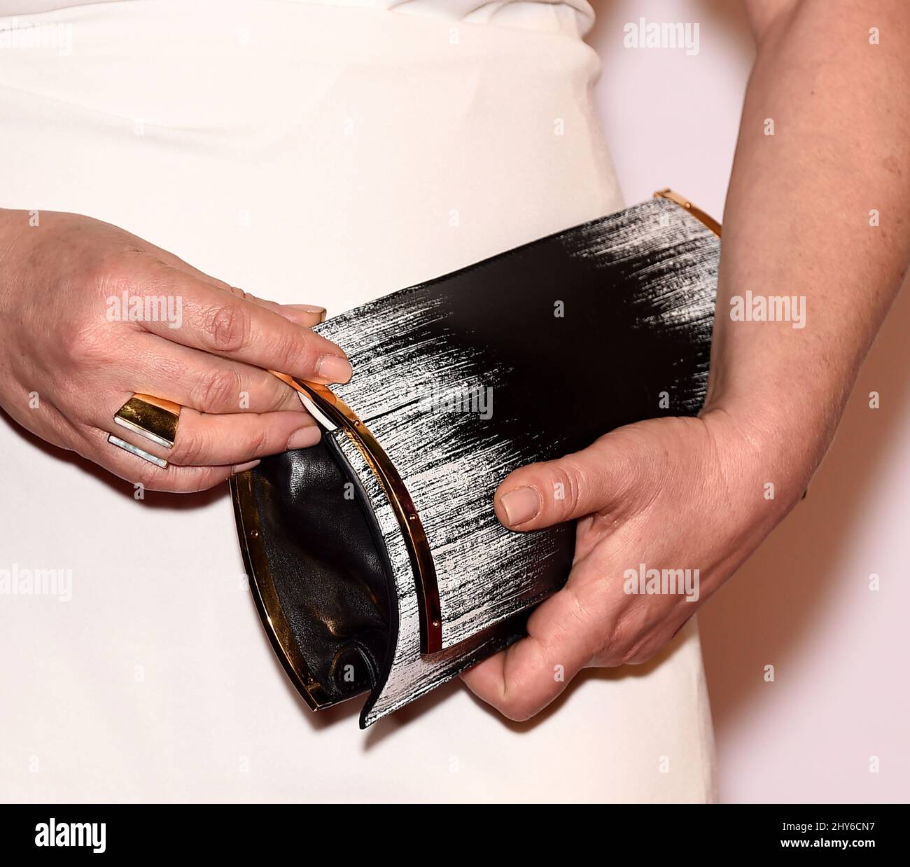 Patricia Arquette partecipa al pranzo Oscar Nominees che si tiene al Beverly Hilton Hotel Foto Stock
