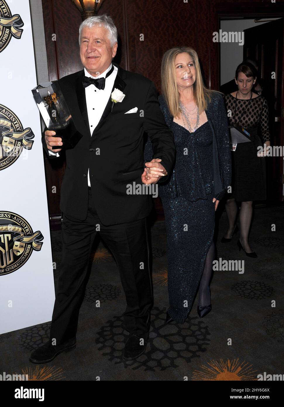 Barbra Streisand al 29th Annual Outstanding Achievement Awards tenutosi presso l'Hyatt Century Plaza Hotel, California. Foto Stock