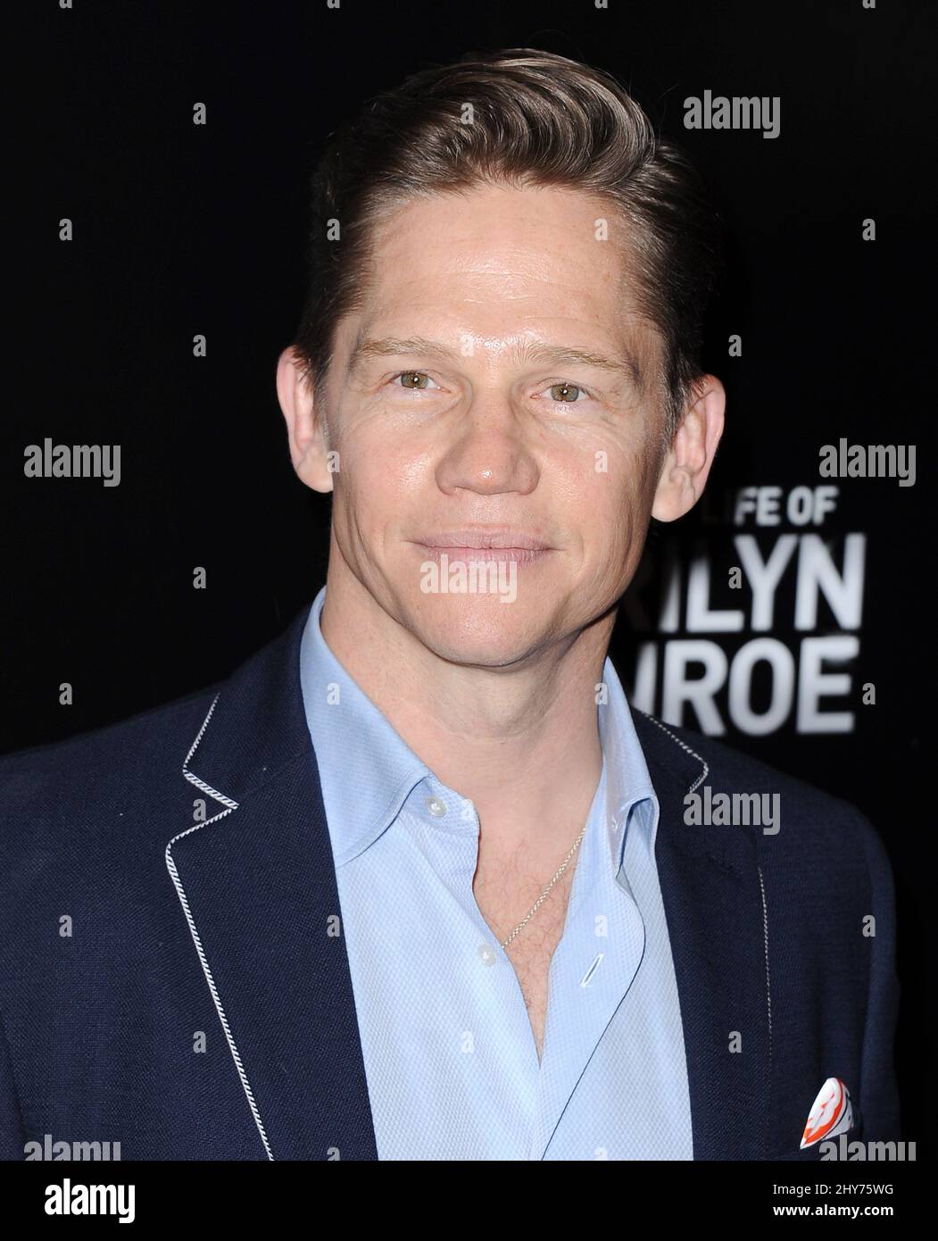 Jack Noseworthy partecipa alla "vita segreta di Marilyn Monroe" World Premiere di Lifetime tenuto al Teatro all'Ace Hotel a Los Angeles, California. Foto Stock