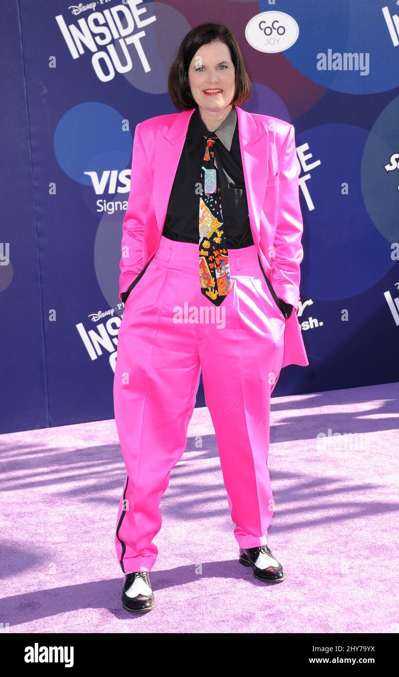 Paula Poundstone partecipa al 'Inside out' World Premiere tenuto al Teatro El Capitan di Hollywood, California. Foto Stock