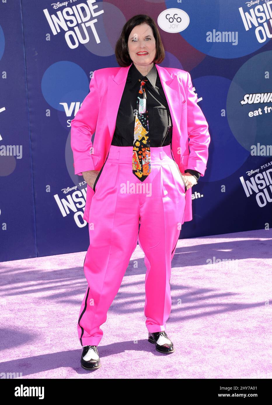 Paula Poundstone partecipa al 'Inside out' World Premiere tenuto al Teatro El Capitan di Hollywood, California. Foto Stock