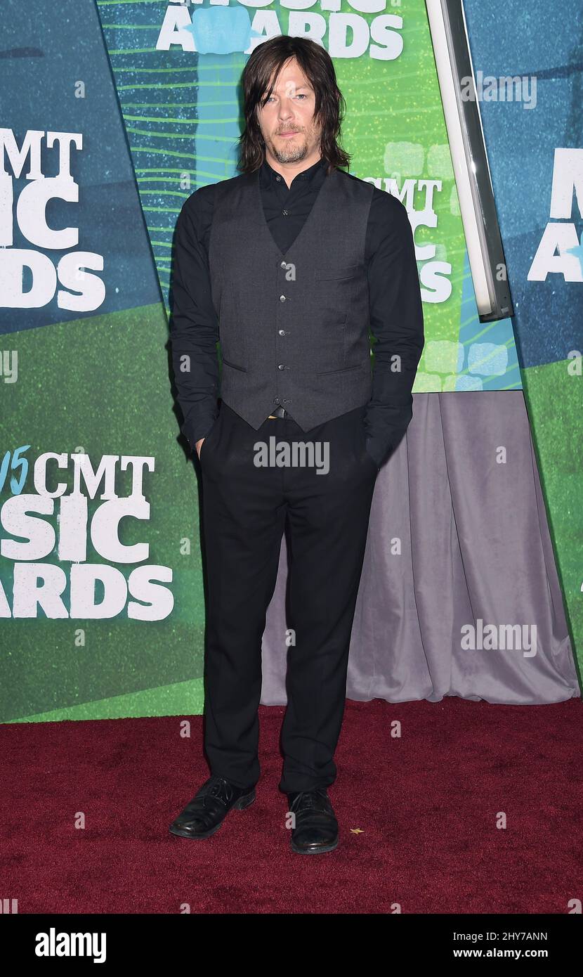 Norman Reedus partecipa ai CMT Music Awards 2015 Foto Stock