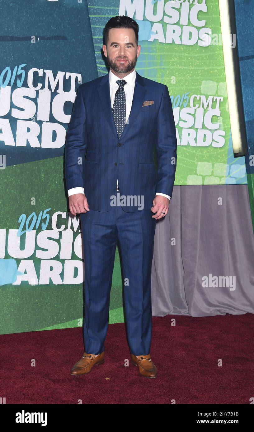 David Nails partecipa al CMT Music Awards 2015 Foto Stock