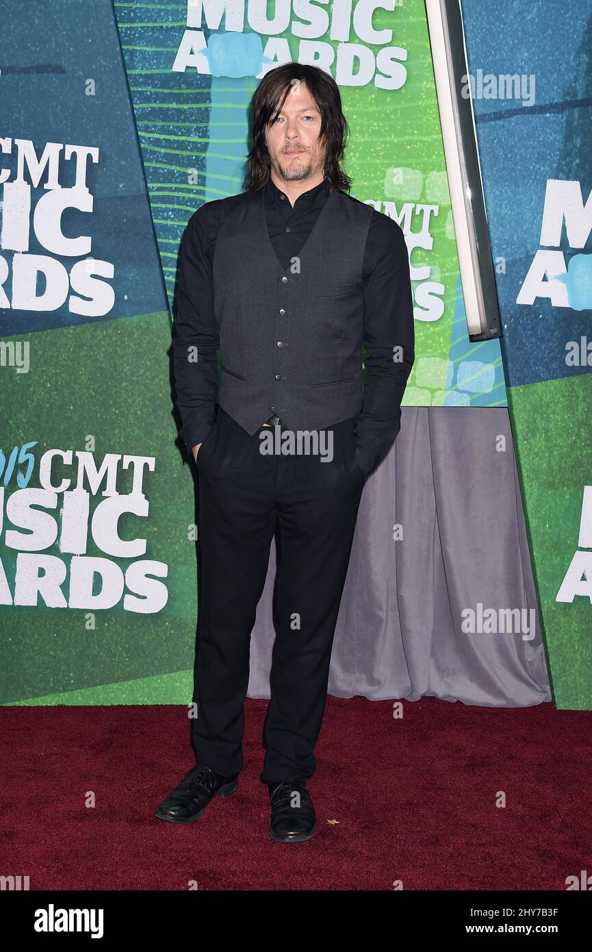 Norman Reedus partecipa ai CMT Music Awards 2015 Foto Stock