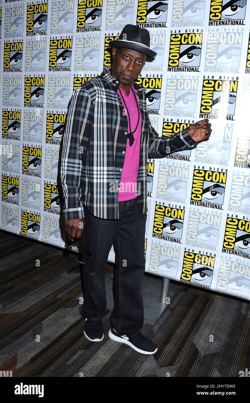 Wesley Snipes che partecipa alla NBC presenta il cast di 'The Player' al Comic-con 2015 tenuto presso il Bayfront Hilton Hotel Foto Stock