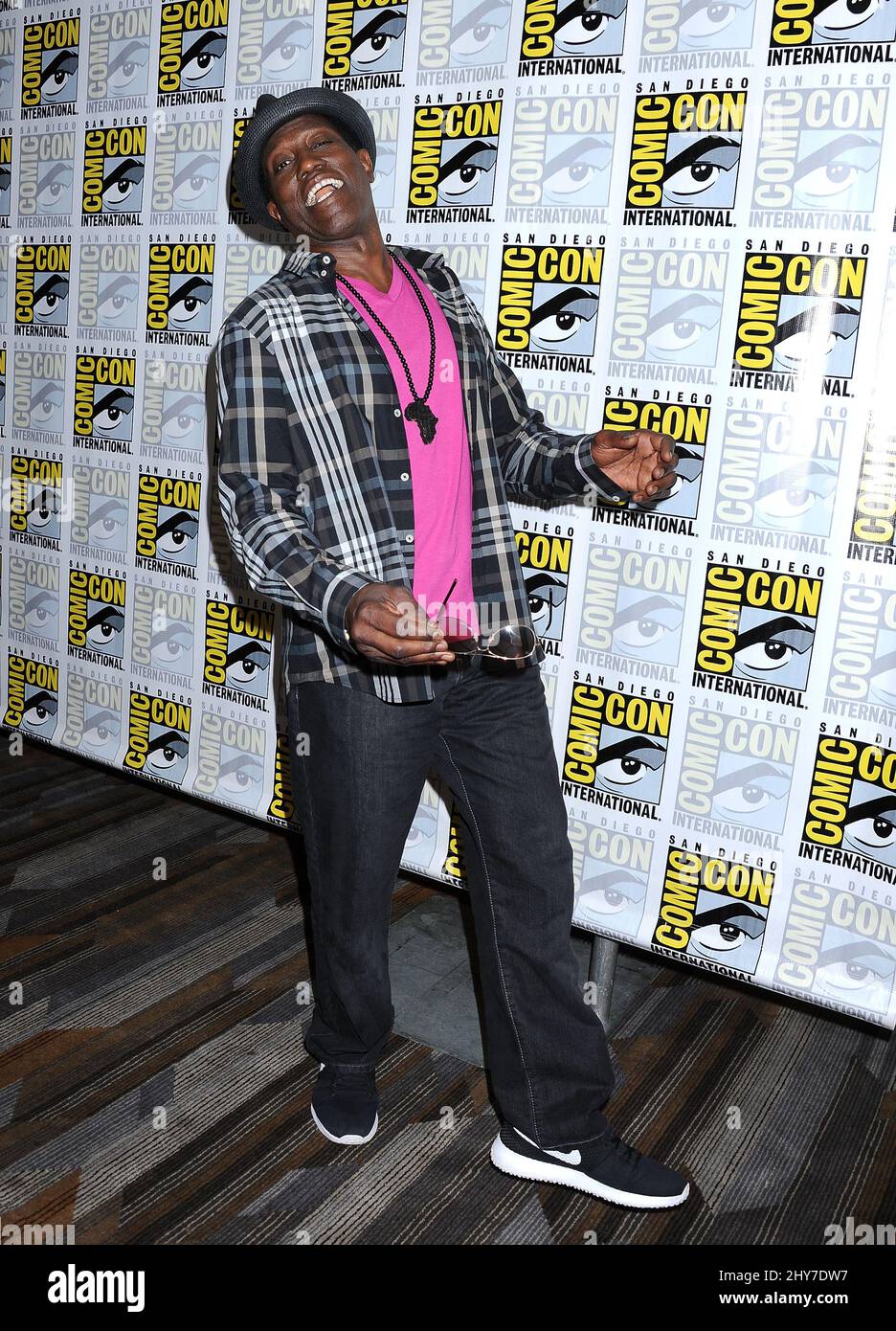 Wesley Snipes che partecipa alla NBC presenta il cast di 'The Player' al Comic-con 2015 tenuto presso il Bayfront Hilton Hotel Foto Stock