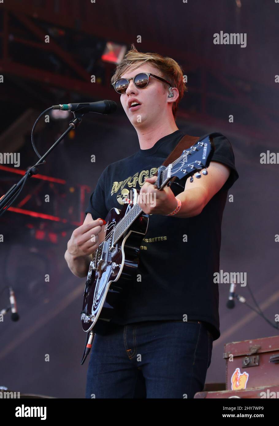 George Ezra iHeartradio Music Festival Village si è tenuto presso il MGM Resorts Village Foto Stock