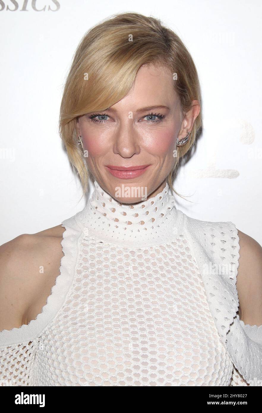 Cate Blanchett che partecipa ad uno screening di settore della verità, a Los Angeles, California. Foto Stock
