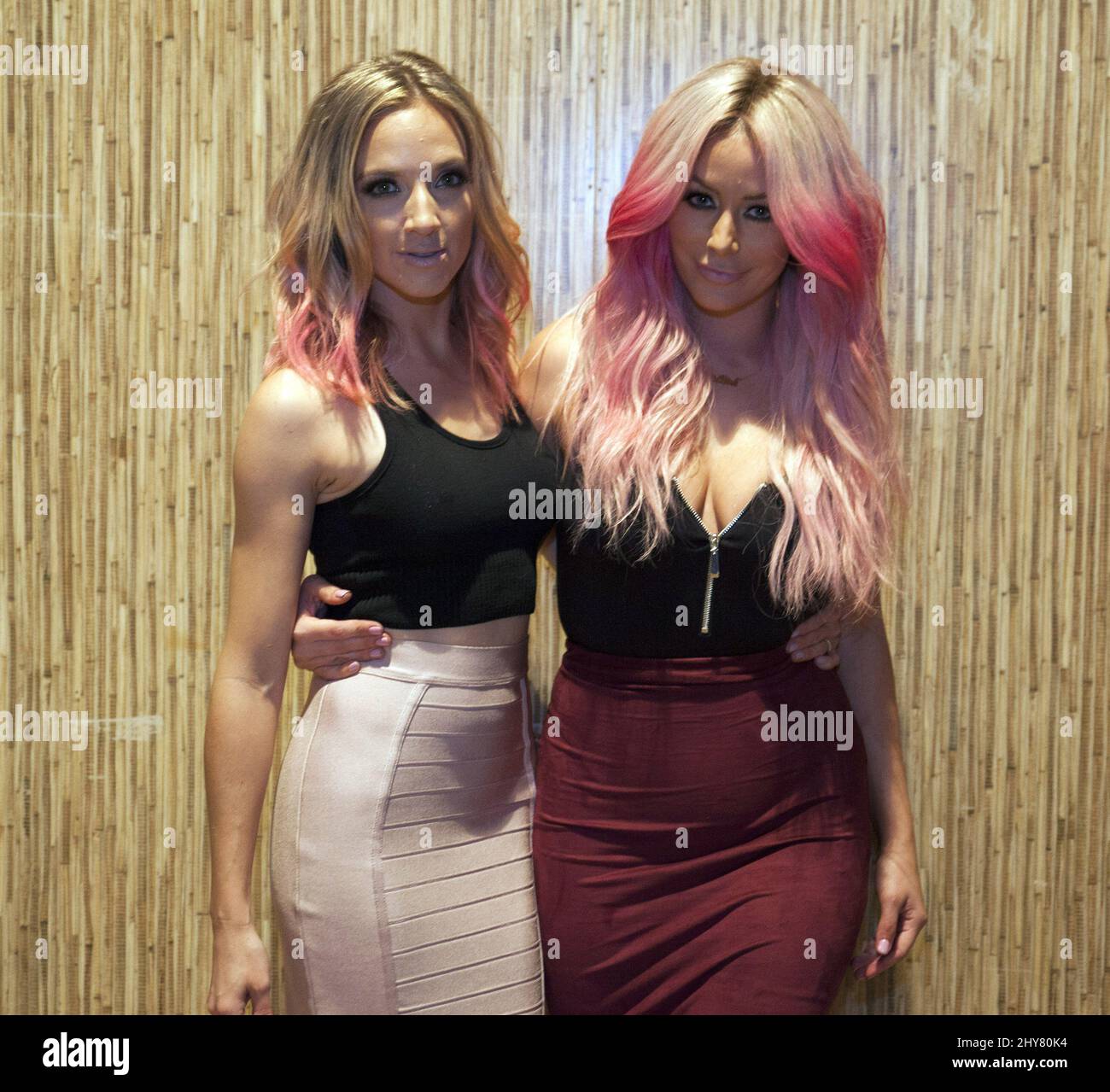 Shannon Bex e Aubrey o'Day of 'Dumb Blonde' partecipano alla celebrazione del fine settimana di Fort Lauderdale Gay Pride del 2015 che si tiene all'Holiday Park - War Memorial Auditorium Foto Stock