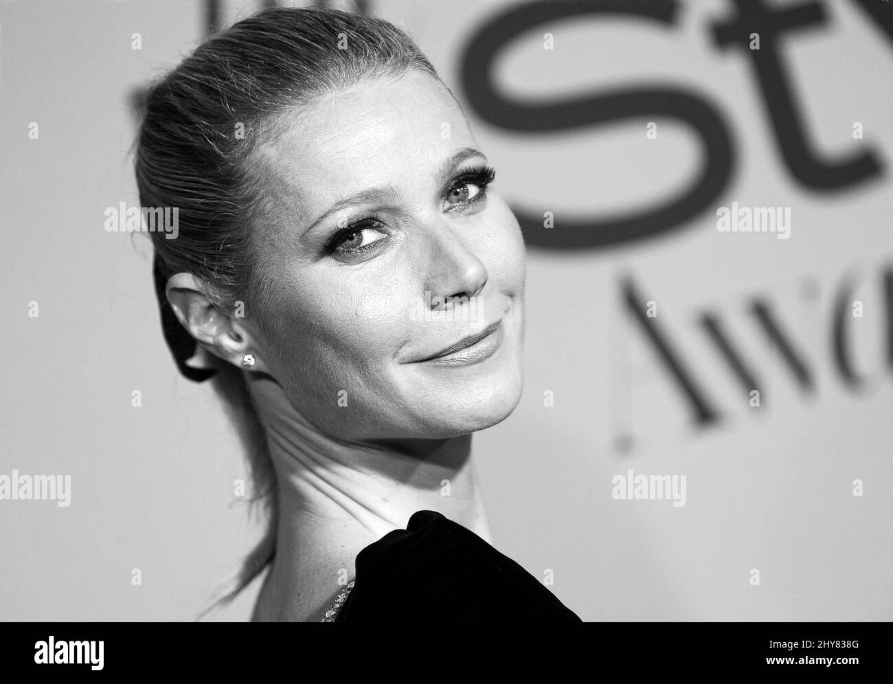 Gwyneth Paltrow partecipa all'InStyle Awards inaugurale al Getty Center di Los Angeles, California. Foto Stock
