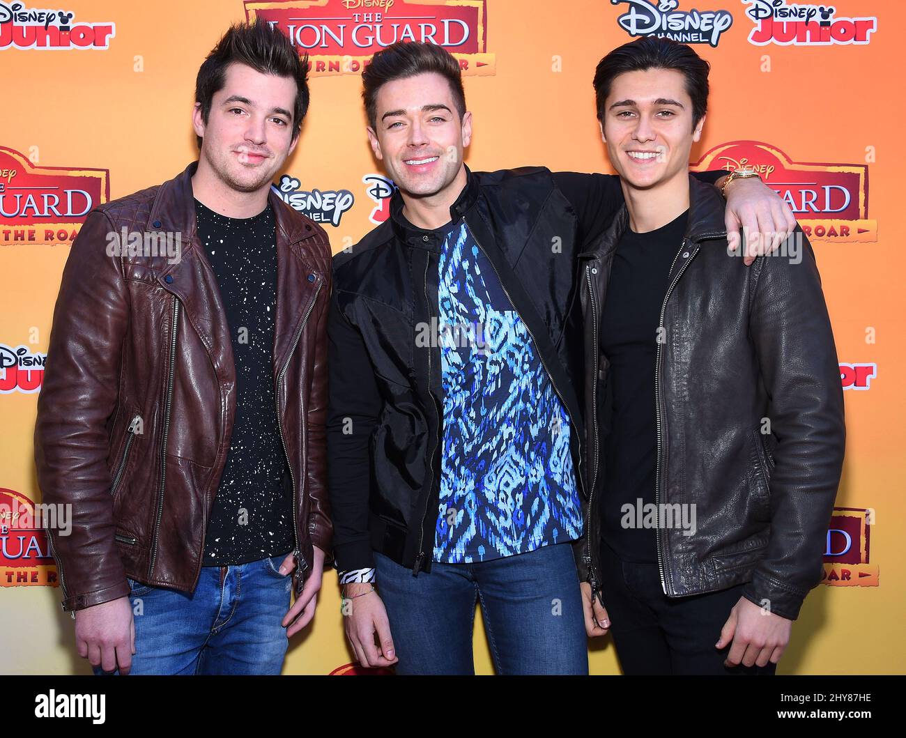 Il programma partecipa alla prima del film "The Lion Guard: Return of the Roar" di Disney al Walt Disney Studios Lot. Foto Stock