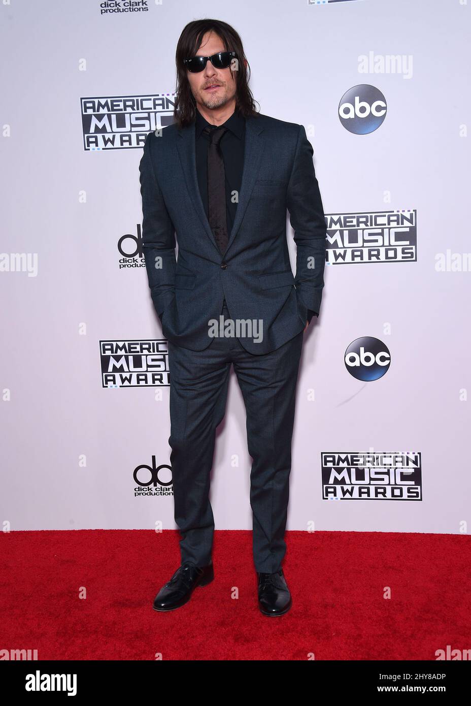 Norman Reedus American Music Awards 2015 si è tenuto al Microsoft Theatre. Foto Stock