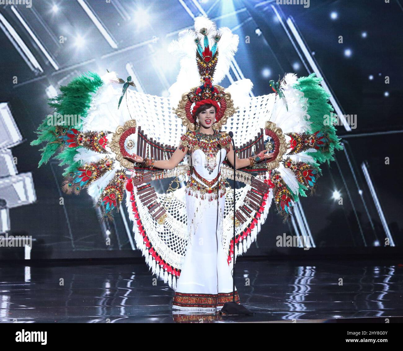 Miss Guatemala, Jeimmy Aburto partecipa al 2015 Miss Universe National Costume Show, Planet Hollywood Resort & Casino Foto Stock