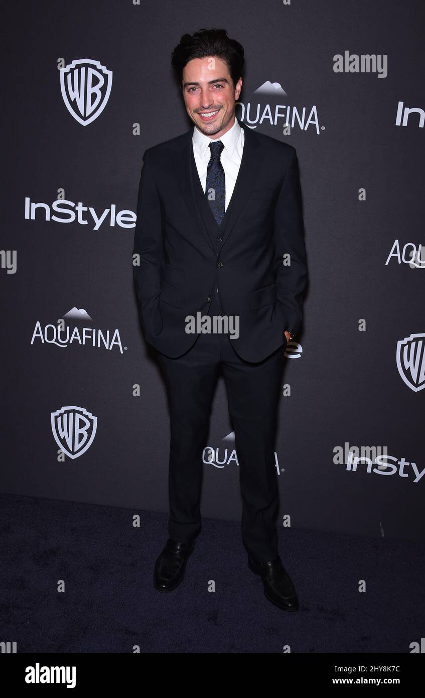 Ben Feldman partecipa all'afterparty dei fratelli InStyle e Warner Golden Globes al Beverly Hilton Hotel di Beverly Hills, California Foto Stock