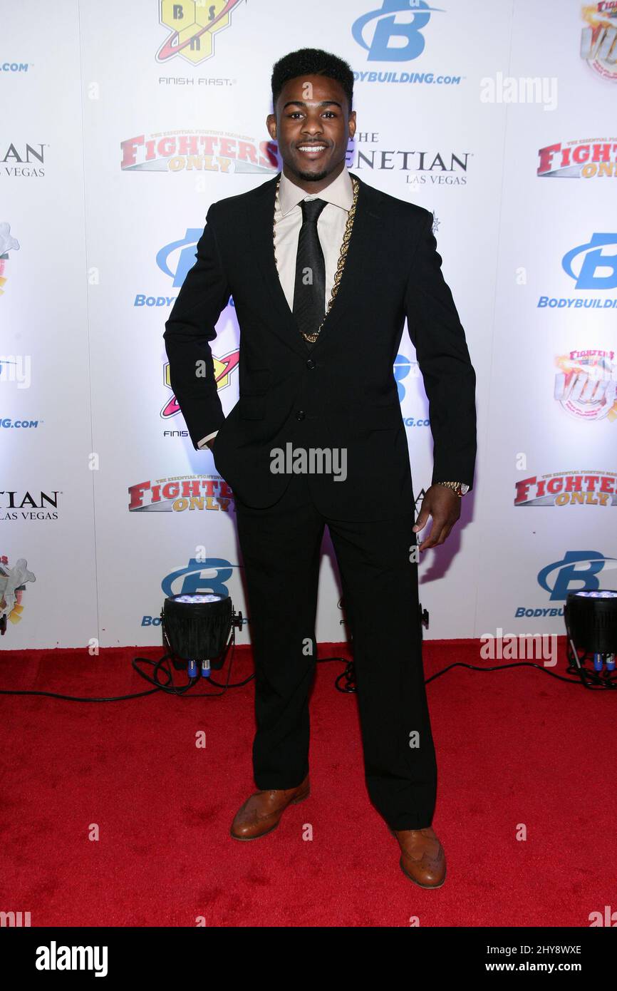 Aljamain Sterling partecipa ai 8th Annual Fighters Only World Mixed Martial Arts Awards, il Palazzo Resort Hotel Casino di Las Vegas, Nevada. Foto Stock