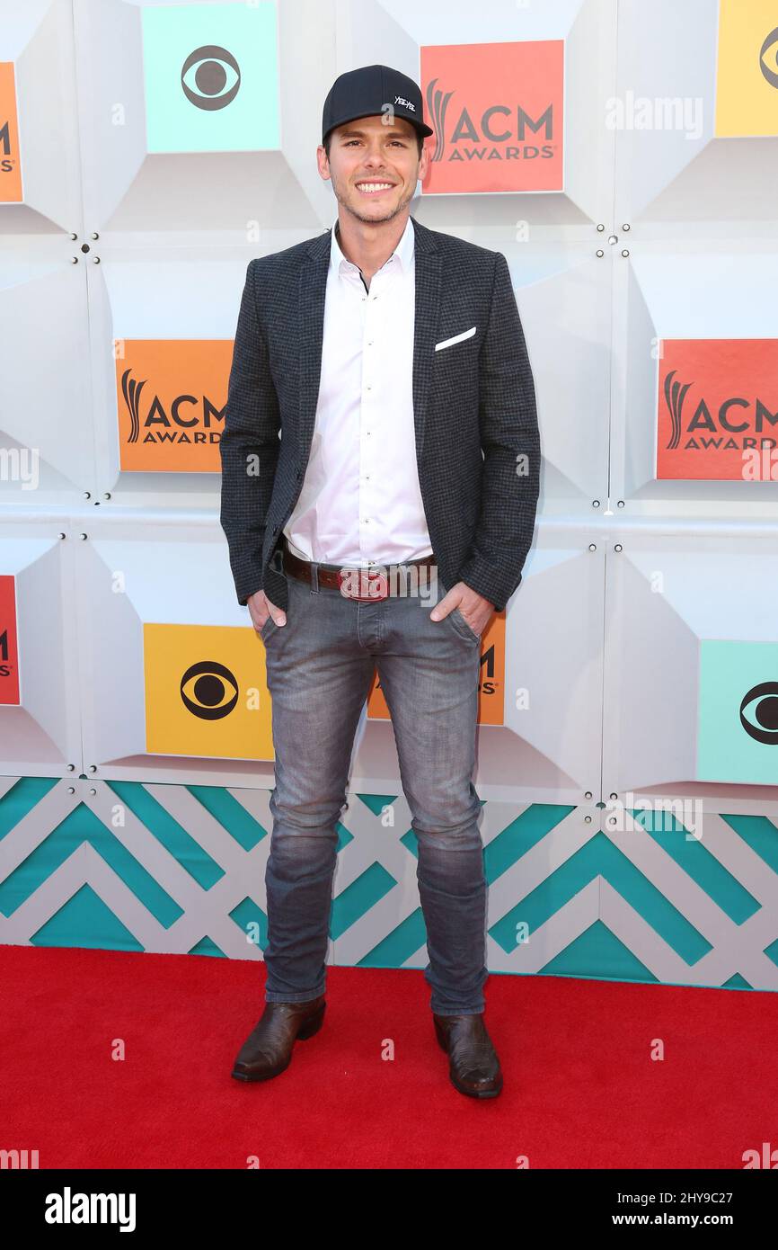 Granger Smith partecipa ai 51st Annual Academy of Country Music Awards tenuti presso la MGM Grand Garden Arena Foto Stock