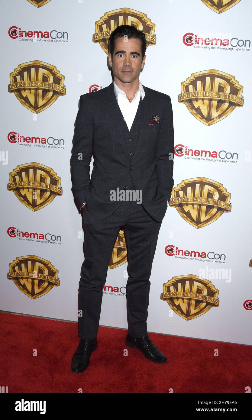 Colin Farrell che partecipa alla Warner Bros. Pictures vi invita a 'The Big Picture' una presentazione esclusiva che mette in risalto l'estate del 2016 e oltre, che si tiene al Colosseo al Caesars Palace durante CinemaCon, il convegno ufficiale dell'Associazione Nazionale dei proprietari di Teatro. Foto Stock Colin Farrell che partecipa alla Warner Bros. Pictures vi invita a 'The Big Picture' una presentazione esclusiva che mette in risalto l'estate del 2016 e oltre, che si tiene al Colosseo al Caesars Palace durante CinemaCon, il convegno ufficiale dell'Associazione Nazionale dei proprietari di Teatro. Foto Stock