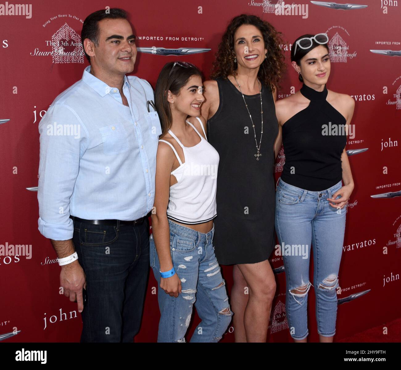 Melina Kanakaredes, Peter Constantinides, Zoe e Karina John Varvatos
