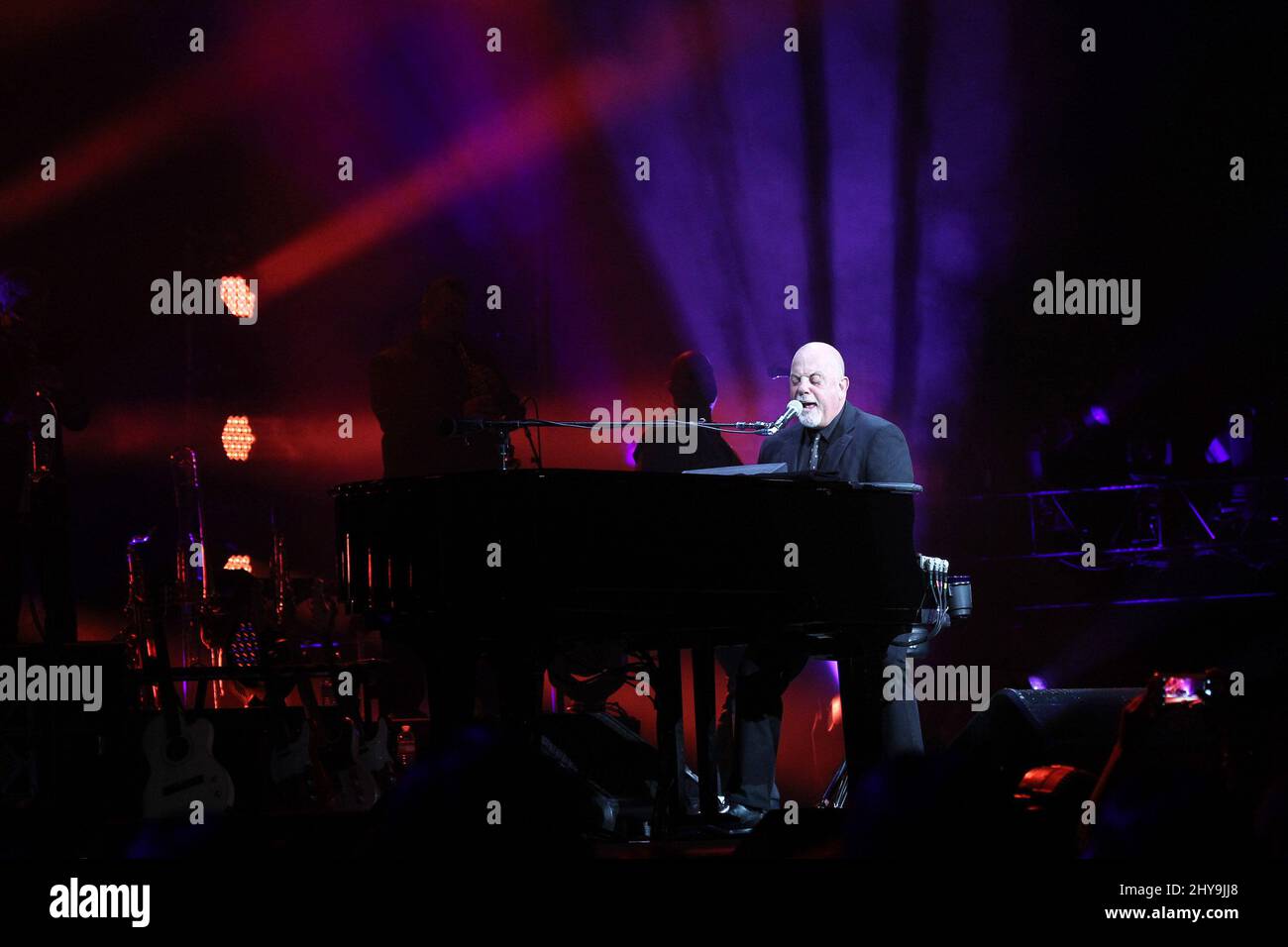 Billy Joel in concerto alla T-Mobile Arena di Las Vegas, USA. Foto Stock