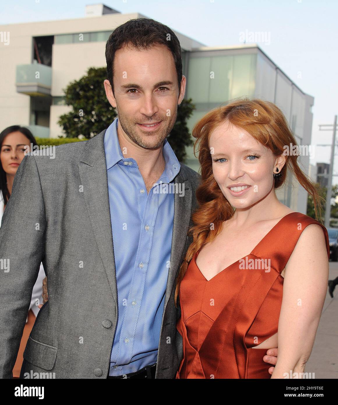 Stef Dawson ha partecipato alla cena di studio 2016 australiani a Los Angeles, California, in Film Heath Ledger Scholarship Dinner. Foto Stock