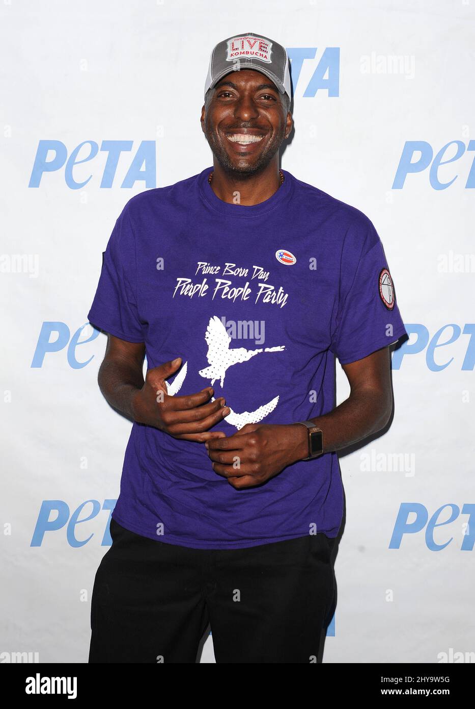 John Salley partecipa al "Animal Kingdom" Launch Party di Peta - una canzone del principe tenuta al Bob Barker Building di Peta Foto Stock