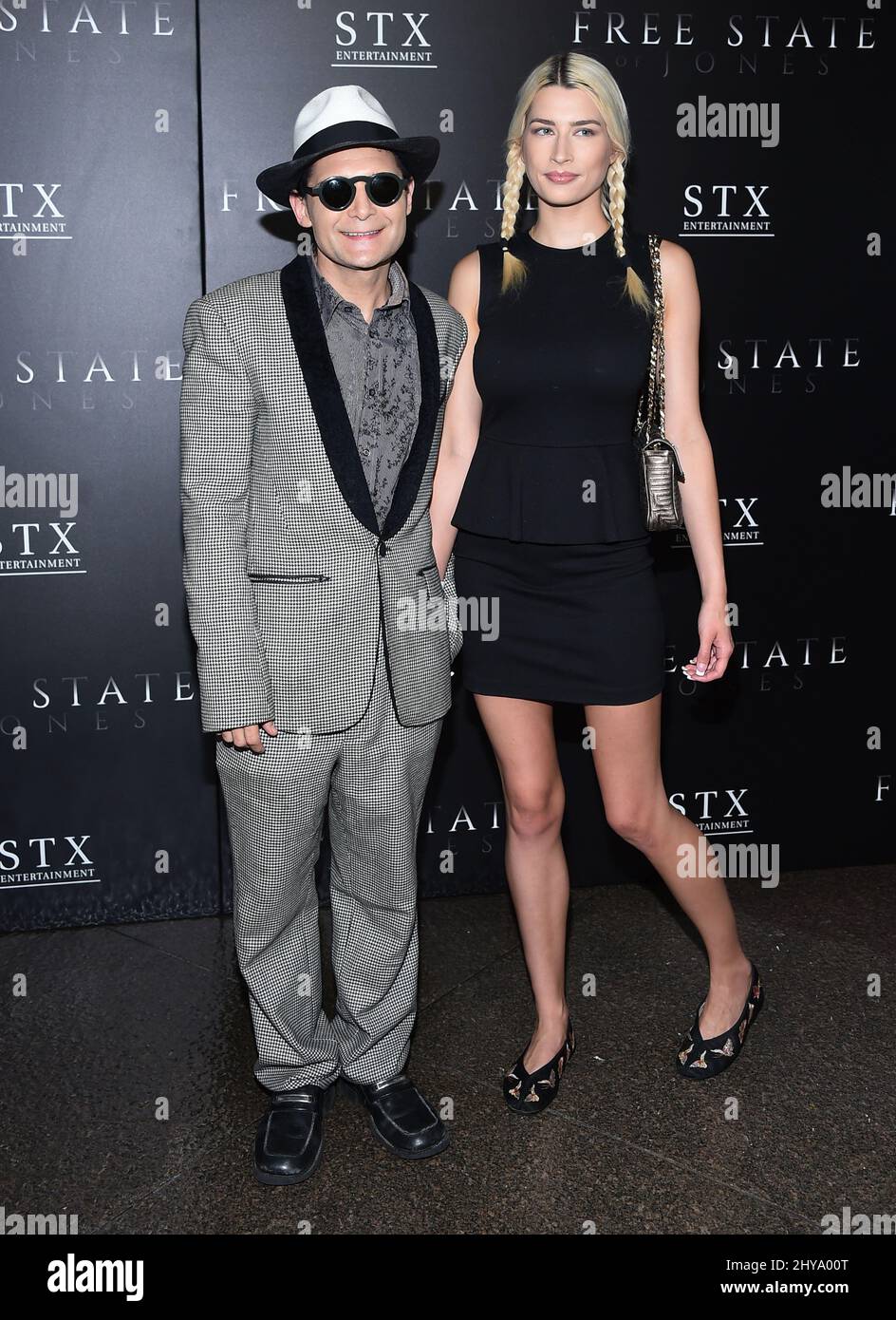 Corey Feldman partecipa alla prima "Free state of Jones" a Los Angeles. Foto Stock