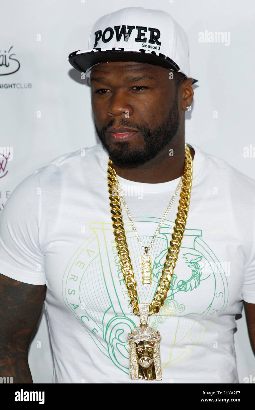 50 Cent festeggia il 41st compleanno e la terza stagione di lancio della STARZ Series Power al Drai's Nightclub al Cromwell, Las Vegas, luglio 16th 2016. Foto Stock