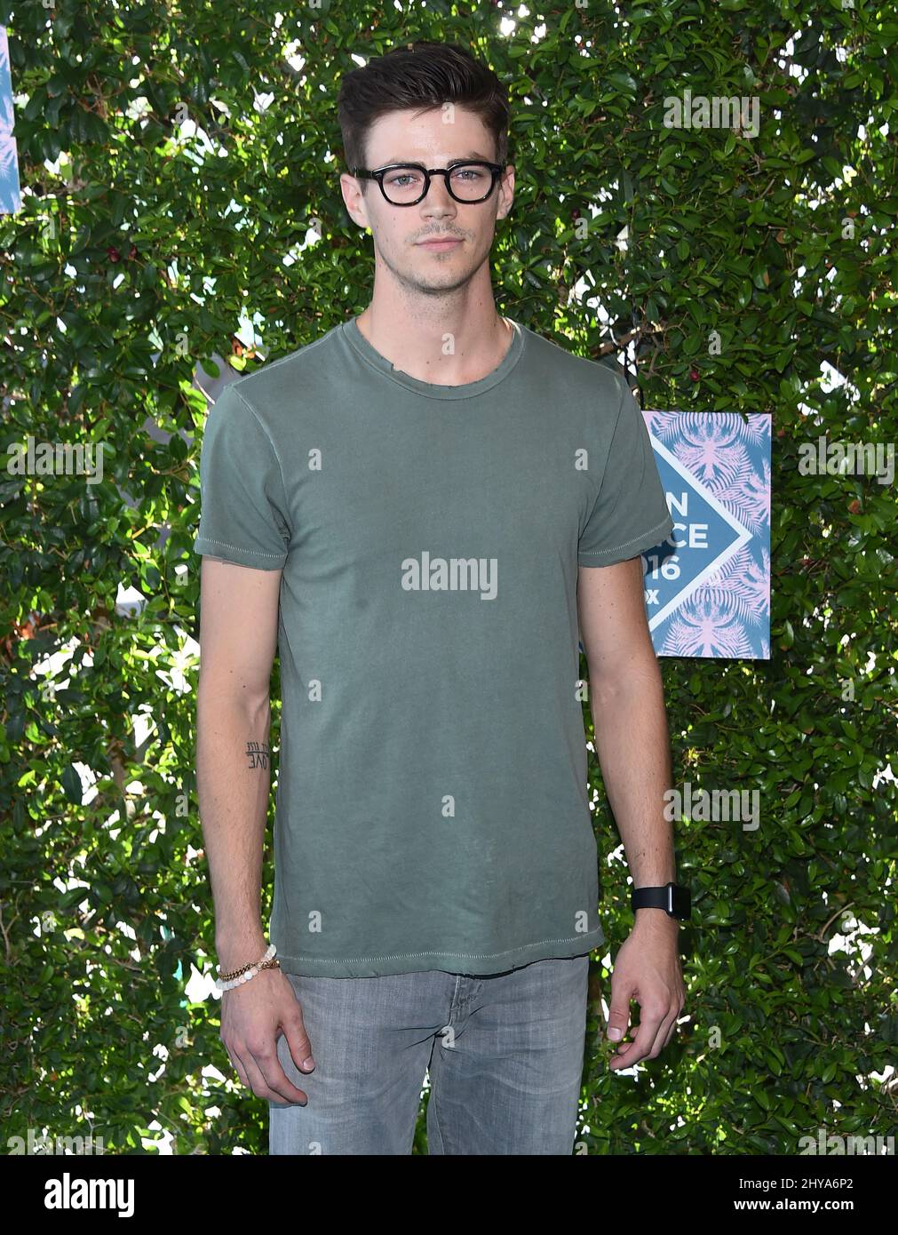 Grant Gustin partecipa ai Teen Choice Awards 2016 che si tengono al Forum Foto Stock