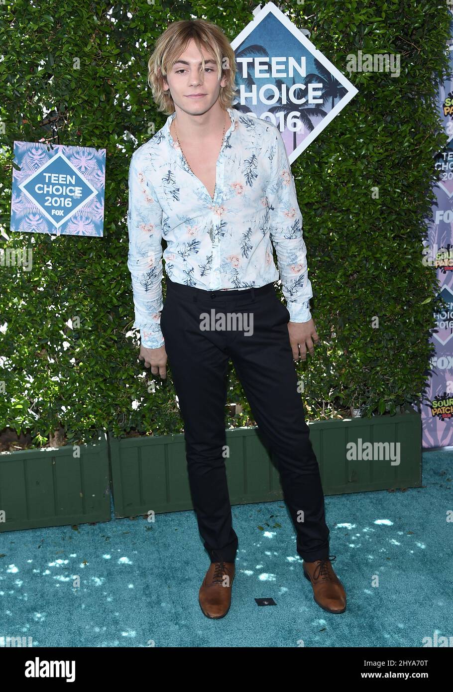 Ross Lynch arriva al Teen Choice Awards 2016 che si tiene al Forum Foto Stock