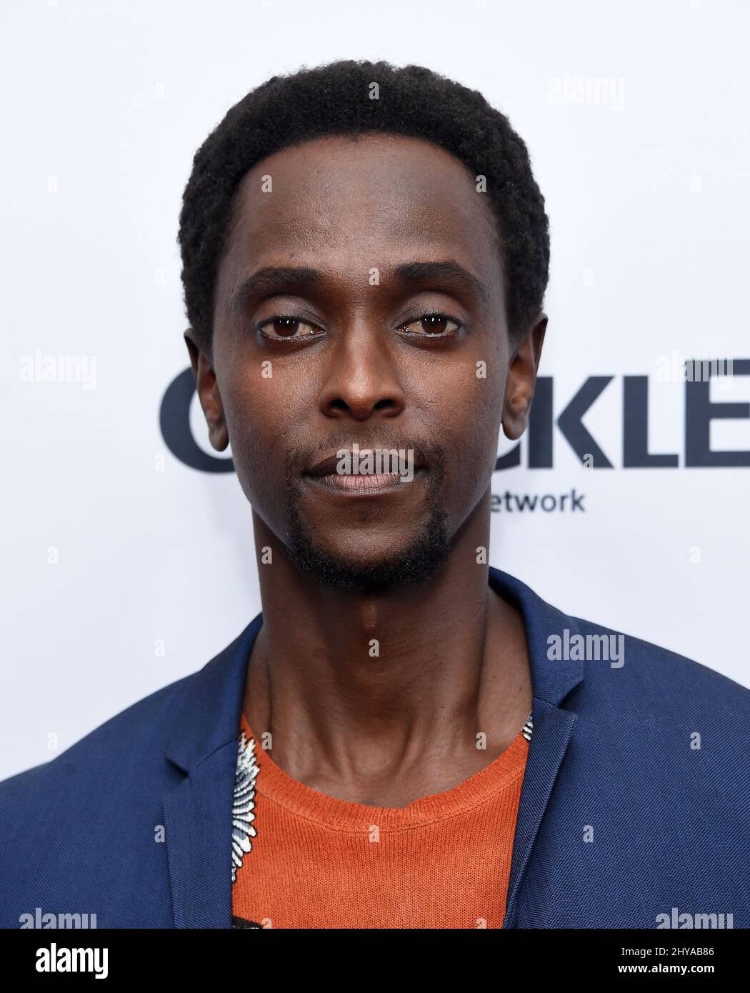 EDI Gathegi frequenta la prima Serie originale 'Startup' di Crackle, che si tiene presso il London West Hollywood di Los Angeles, USA Foto Stock