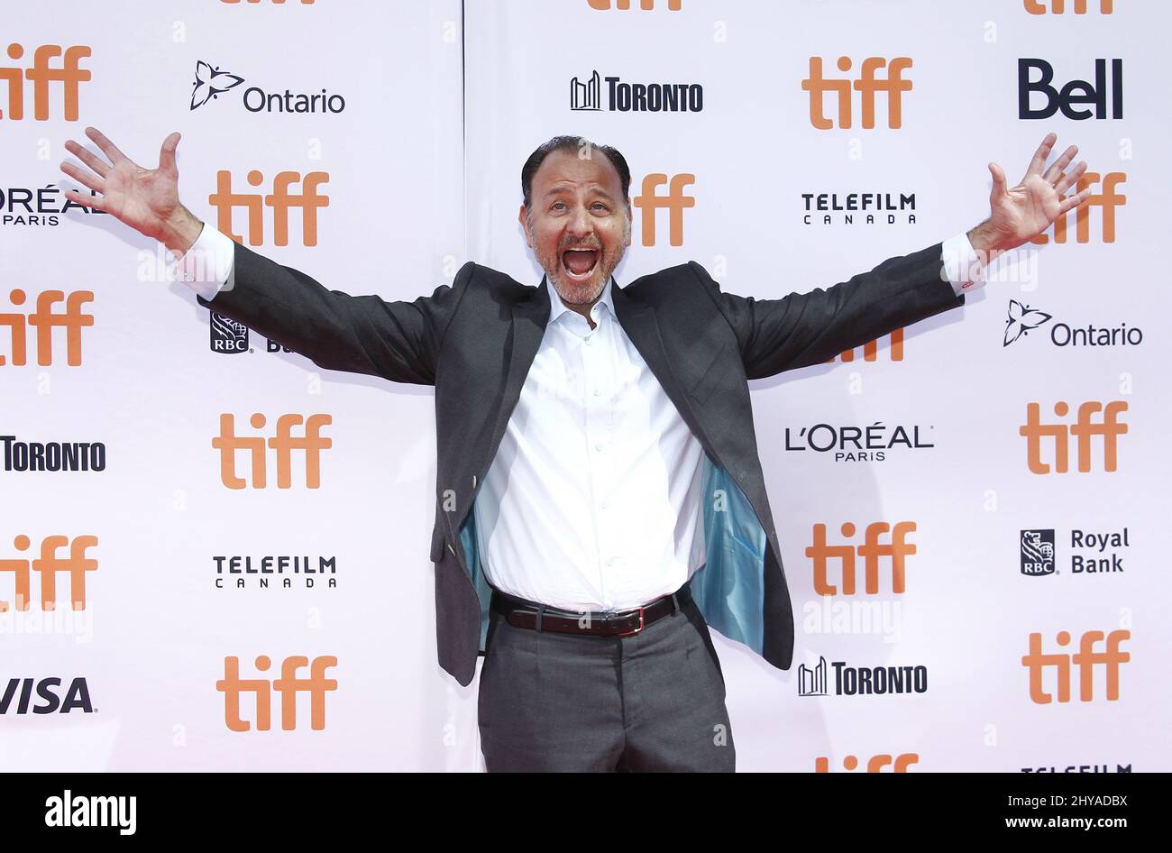 Fisher Stevens partecipa al Before the Flood' Premiere al Toronto International Film Festival 2016 Foto Stock