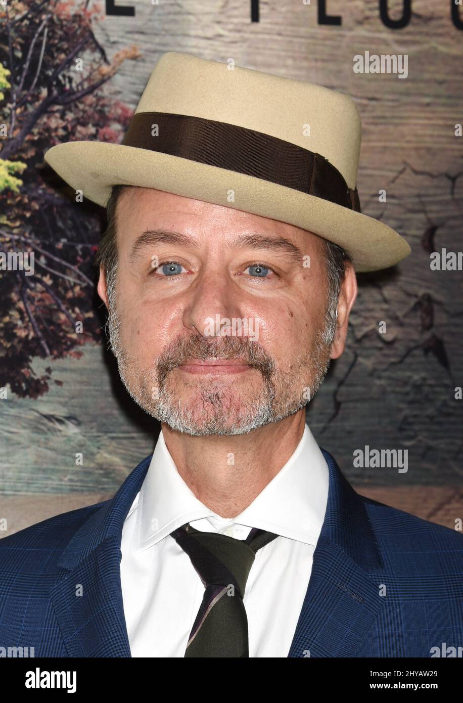 Fisher Stevens partecipa alla prima "prima del flood" a Los Angeles Foto Stock