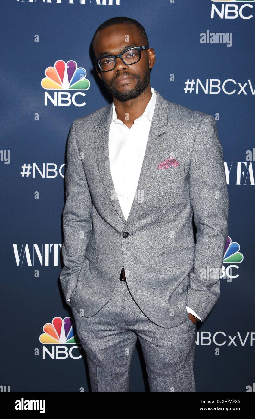 William Jackson Harper arriva alla NBC e Vanity Fair Toast la stagione TV 2016-2017 che si tiene a Neuehouse Hollywood Foto Stock